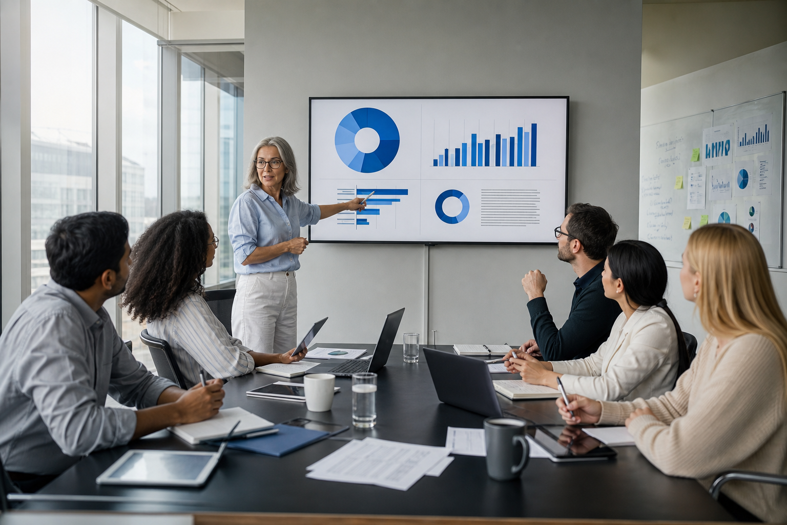 Modern Office Collaboration Meeting