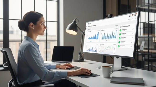 ia woman is using automation tools