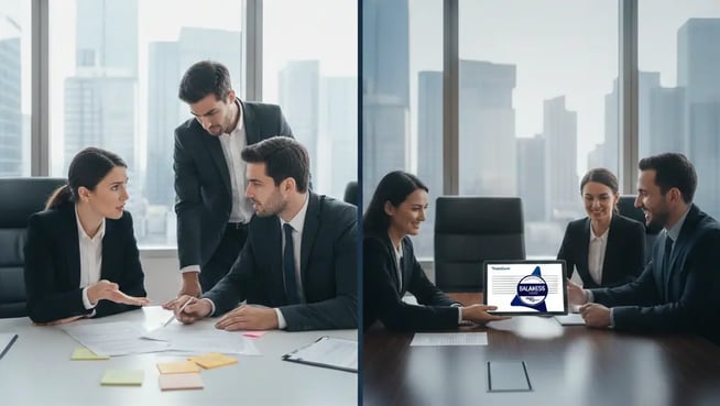 without & with certification