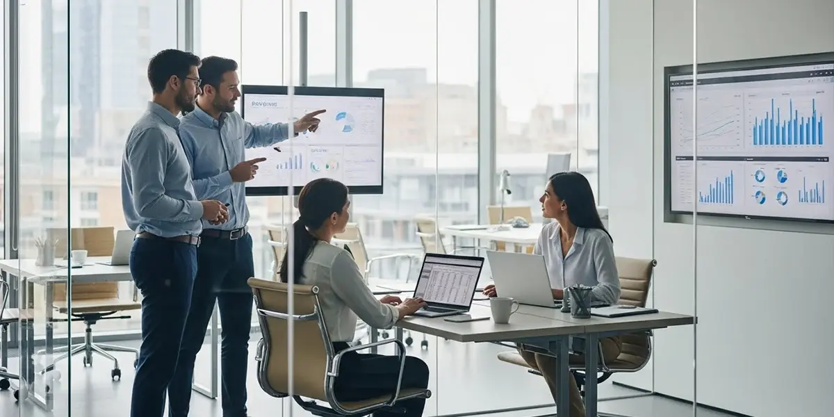 business meeting in an office