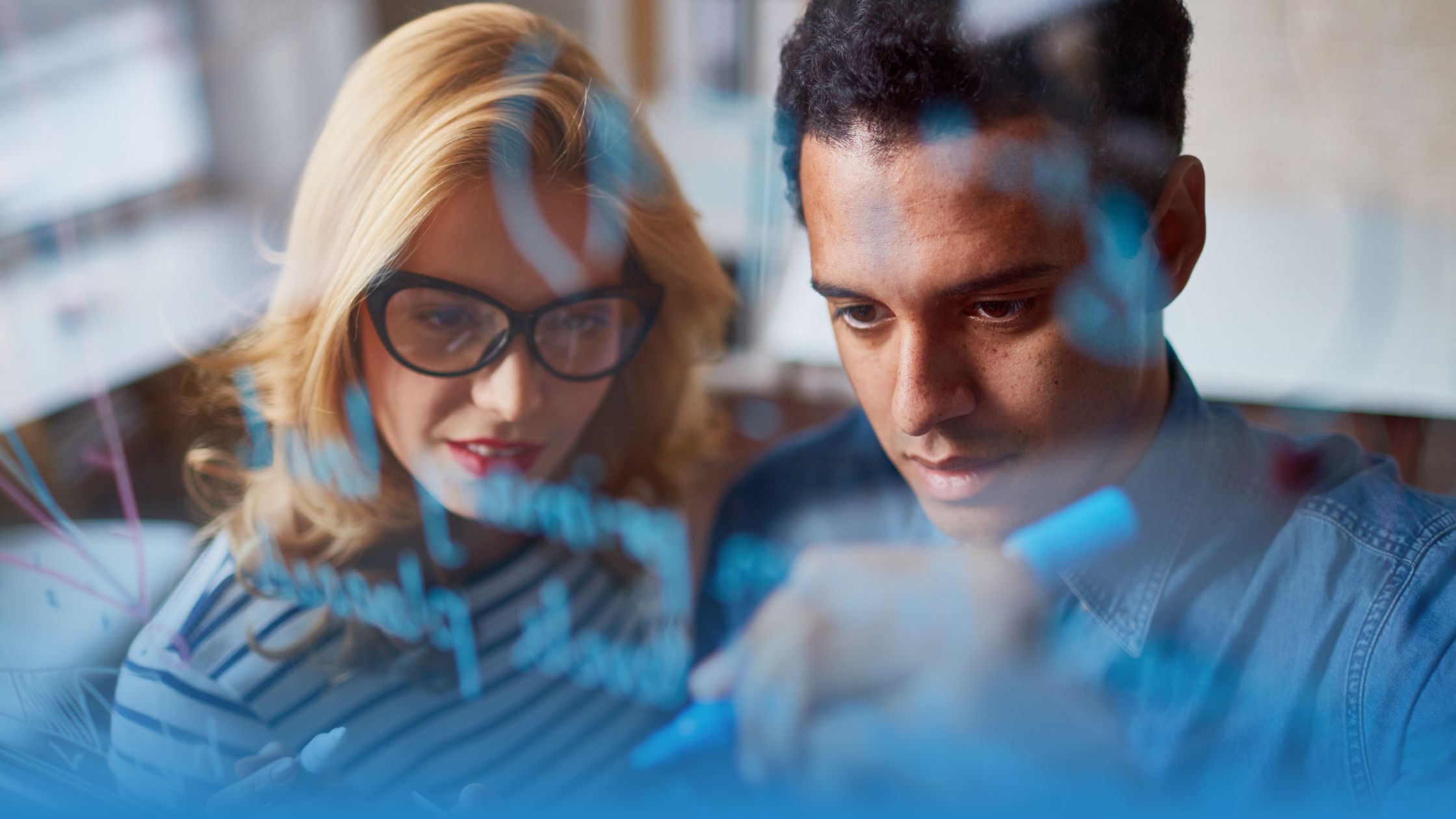 Colleagus reviewing how contract transparency becomes a competetive advantage